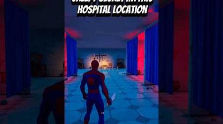 CREEPY SECRET MYTHIC LOOT HOSPITAL LOCATION IN FORTNITE CHAPTER 5 #fortnite #gaming #shorts
