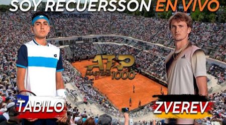 Alejandro Tabilo vs Alexander Zverev: Reaccionando en vivo ATP Masters 1000 de Roma
