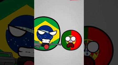 Portugal vs Brazil relationship | Countryball