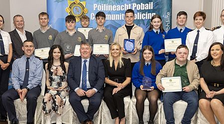 In pictures: Young people honoured at 2024 Donegal Garda Youth Awards