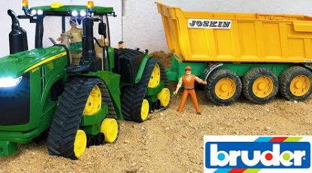 Toy Tractor Crash! Bruder RC Tractor Delivery Fail!