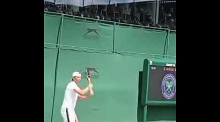 Nadal Crushing a Forehand Up Close and in Slow Motion #tennis #nadal