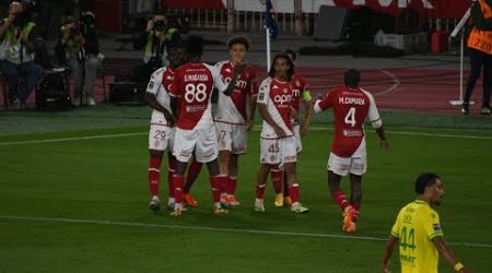 Mohamed Camara Scored Goaal, As Monaco vs FC Nantes (4/0) All Goals and results