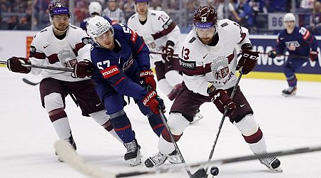 Latvia loses hope for hockey quarter-finals with painful loss to USA