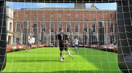 Fan Zone in Dublin Castle ahead of the Europa League Final