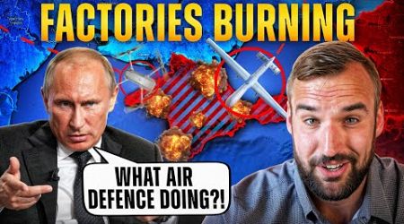 Russian Factories are Burned Down en Masse by Ukrainian Drones | Ukraine War Update