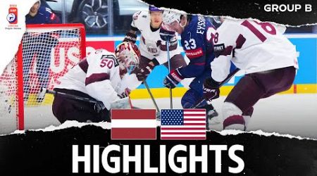 Highlights: Latvia vs USA | 2024 #MensWorlds