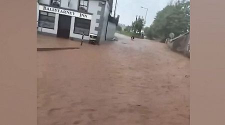 Flash flooding hits Wexford after thunderstorm