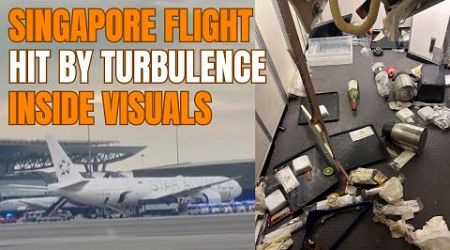 Inside Visuals of Singapore Airlines flight SQ321 |Singapore Airlines Flight Hit By Turbulence|