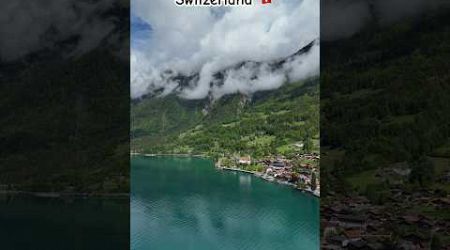 Most beautiful places in Switzerland @brienzamsee #travel #switzerland #youtubeshorts