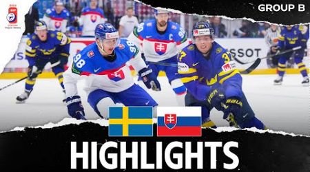 Highlights | Sweden vs. Slovakia | 2024 #MensWorlds