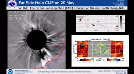 Large Full Halo CME on the Far Side of the Sun - Monster Suspot AR3664 Will Be Back Into View Soon
