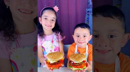 Vegetarian hamburger recipe for children #shorts #kids #viral #cooking #shorts #trends #children