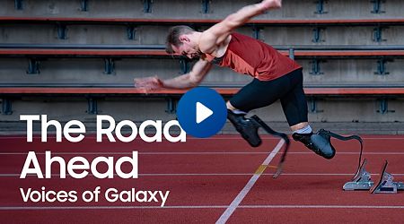 [Voices of Galaxy] Meet the Para-Sprinter Helping the Next Generation Navigate the Road Ahead