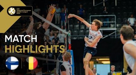 Match Highlights: FINLAND vs. BELGIUM