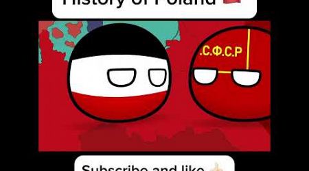 Countryballs - History of Poland #countryballs #history #europe #geography #map #ww2 #ww1