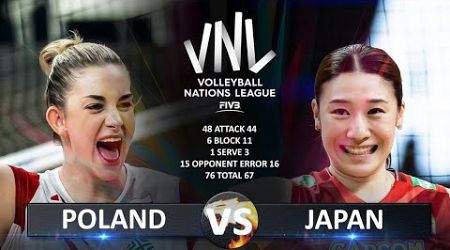 Poland vs Japan | Women&#39;s VNL 2024