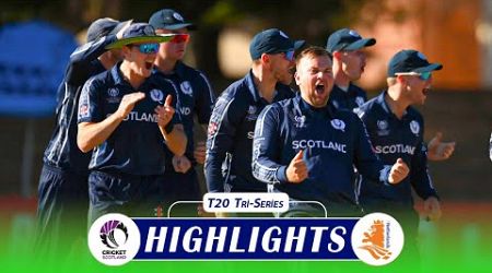 Netherlands vs Scotland T20 Tri-Series Match Full Highlights 2024 | NED VS SCO