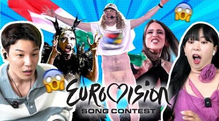 COREANI REAGISCONO all&#39; EUROVISION 2024! (Italia, Finlanda, Irlanda...)