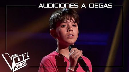 Sergio Plaza canta &quot;Mujer Contra Mujer&quot; | Audiciones a ciegas | La Voz Kids Antena 3 2024