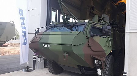 Patria military vehicle factory revs into life in Valmiera