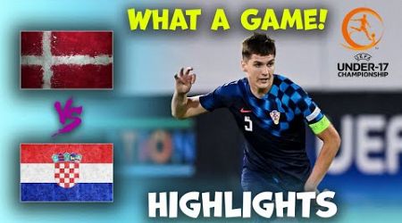 Denmark v Croatia | U17 Euro Championship | Highlights 23-05-2024