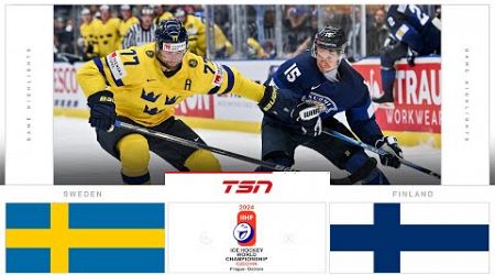 Sweden vs. Finland HIGHLIGHTS | 2024 Men&#39;s World Hockey Championships