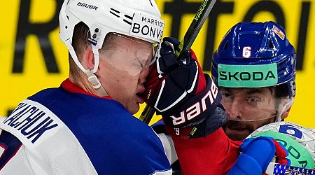 U.S. loses 1-0 to Czech Republic in men's world hockey tournament