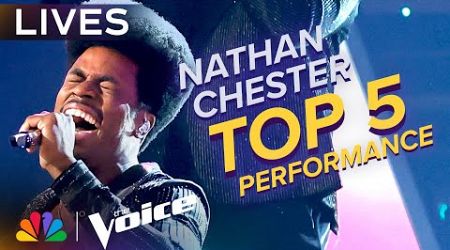 Nathan Chester Performs &quot;A Song for You&quot; by Donny Hathaway | The Voice Finale | NBC