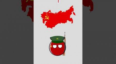 from past to present #5 military rank #countryballs #russia #usa #france #germany