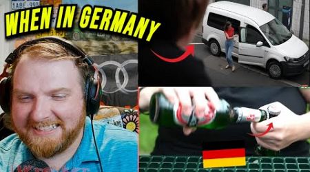 American Reacts to 8 Things That Happen Only in Germany