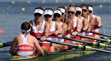 Canadian women's 8 rowing team powers to gold at World Cup in Switzerland
