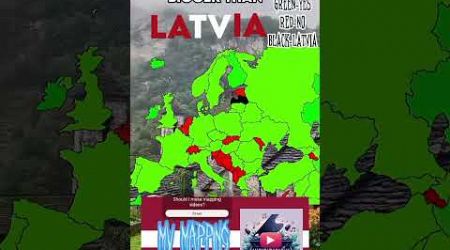 Is your country bigger than Latvia? #europe #latvia