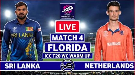 ICC T20 World Cup Warm Up Live: Sri Lanka vs Netherlands Live | SL vs NED Live Scores &amp; Commentary
