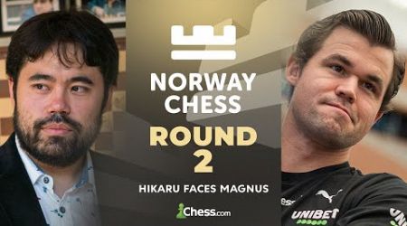 Magnus vs. Hikaru: Eternal Rivals Face Off! Humpy vs. Vaishali In Indian Derby! Norway Chess 2024 R2