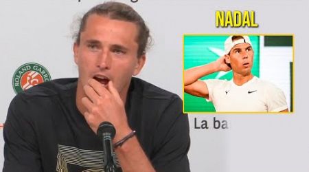 Alexander Zverev &quot;No quiero enfrentarme a Nadal en Primera Ronda...&quot; - Roland Garros 2024