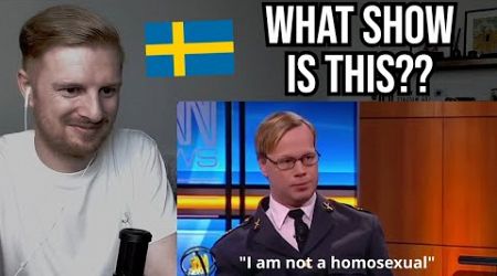 Reaction To Johan Glans - The Swedish Defense (Swedish Comedy)