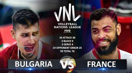 Bulgaria vs France | Men&#39;s VNL 2024