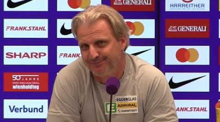 Markus Schopp (Trainer TSV Hartberg) - die Pressekonferenz nach der Niederlage bei FK Austria Wien