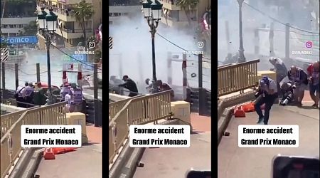 Formula 1 photographer injured after Monaco Grand Prix crash