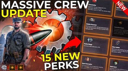 BIG Crew System Changes and New Perks | World of Tanks