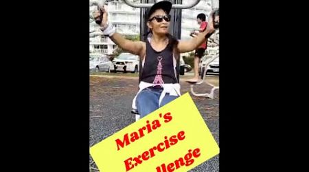 Maria Ofner&#39;s Inspirational Journey Miami beach exercise machine challenge. Please Subscribe Thanks