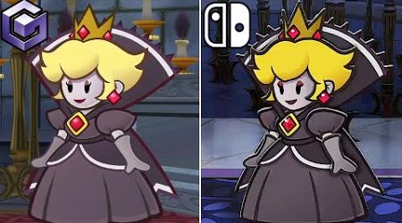 Paper Mario: The Thousand-Year Door [Remake vs. Original] - All Boss Fights Comparison (HD)