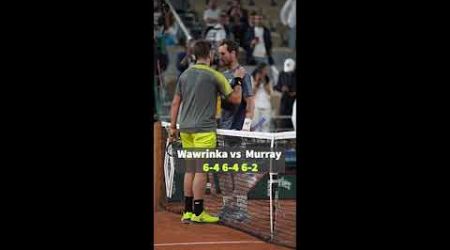 Great Respect: Andy Murray defeated by Stan Wawrinka in his last French Open #Murray#Rolandgross