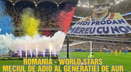#991 #Fotbal - Amical: Romania - World Stars 3-2! Meciul de adio al Generatiei de Aur! Hagi a marcat