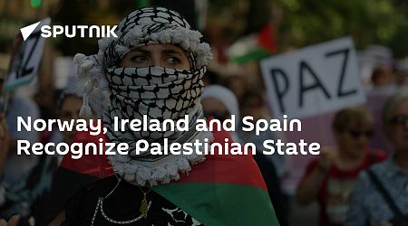 Norway Recognizes Palestinian State, Ireland, Spain to Follow Suit - Report