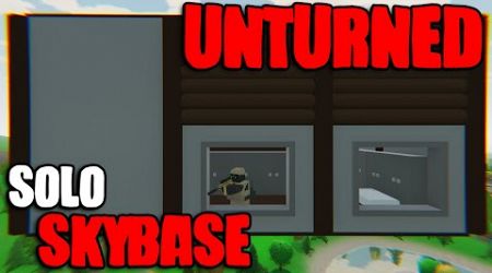 I Lived In A SKYBASE In Unturned &amp; This Is What Happened ...