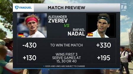 Previewing Rafael Nadal and Alexander Zverev&#39;s Roland Garros First Round | Tennis Channel Live