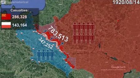 Polish-Soviet War in 1 minute using Google Earth