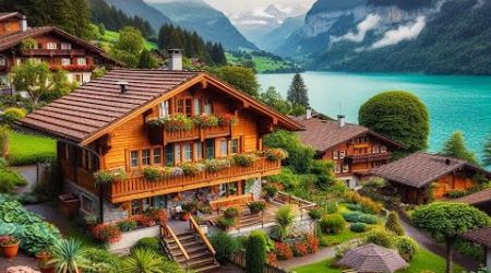 Brienz Switzerland 4K - The most beautiful villages in Switzerland - fairytale village
